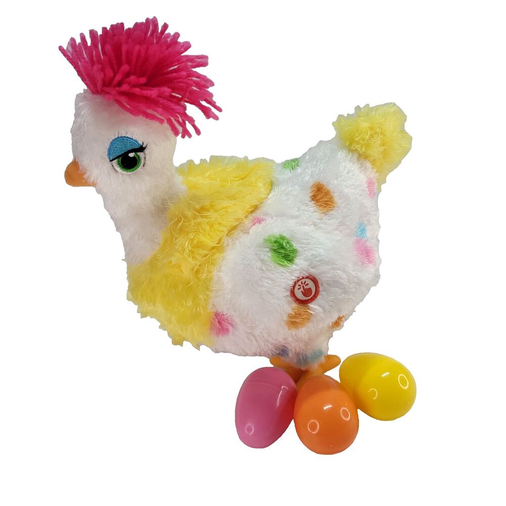 Hallmark Easter Egg‎ Laying Chicken Plush 11" Singing Dancing Squawking Hen